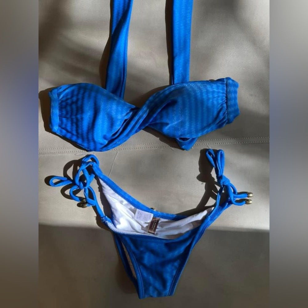 Mia Marcelle Blue Bikini